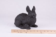 Black Rabbit Resin Figurine Pet Urn
