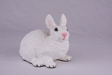 White Rabbit Resin Figurine Pet Urn 