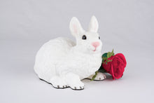 White Rabbit Resin Figurine Pet Urn