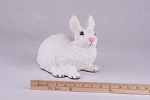 White Rabbit Resin Figurine Pet Urn