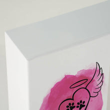 Pink Angel Wings Memento Large Pet Cremation Urn - Artistic