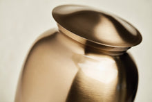Bronze Gloss Classic Dome Lid Adult Cremation Urn - Artistic