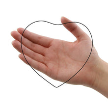 Pearl Pink Glossy Heart Small Cremation Urn - Dimensions