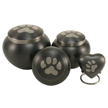 Slate Paw Print Large Pet Cremation Urn - Size