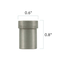 Pewter Miniature with Threaded Lid Keepsake Urn - Dimensions