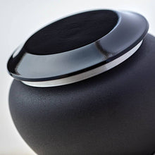 Aluminum Onyx Medium Cremation Urn - Artistic