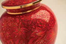 Autumn Leaves Cloisonné Adult Cremation Urn - Artistic