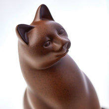 Sable Cozy Cat Medium Pet Cremation Urn - Artistic