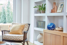 White Bird Textured Glossy Blue Ceramic Adult Cremation Urn - Lifestyle