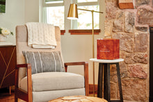 Geometric Amber with Divider Companion Urn - Lifestyle