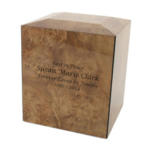 Geometric Natural with Divider Companion Urn - Personalized