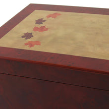 Autumn Leaves Memory Chest Extra Large Cremation Urn - Artistic