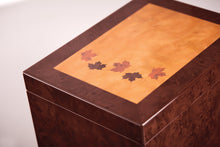Autumn Leaves Memory Chest Extra Large Cremation Urn - Artistic
