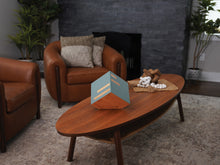 Geometric Bamboo Matte Sage Adult Cremation Urn - Lifestyle