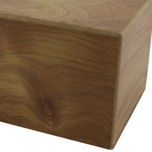 Natural MDF Woodgrain Extra Large Cremation Box Urn - Artistic 
