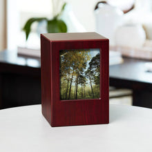 Cherry Photo Frame Extra Large Pet Cremation Urn - Lifestyle