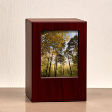 Cherry Photo Frame Extra Large Pet Cremation Urn - Lifestyle