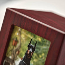 Cherry Photo Frame Medium Pet Cremation Urn - Artistic