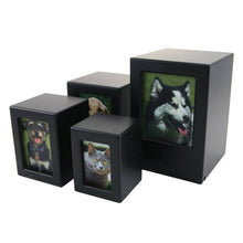 Black Photo Frame Extra Large Pet Cremation Urn - Series