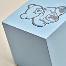 Teddy Bear Design Glossy Baby Small Cremation Urn - Artistic