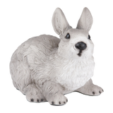 Gray Rabbit Resin Figurine Pet Urn