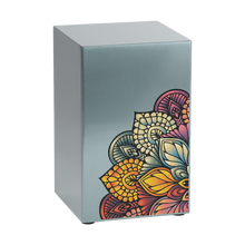 Mandala Pewter Companion Urn - Left Side