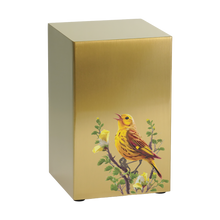 Birds Bronze Companion Urn - Right Side