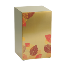 Foliage Leaf Bronze Companion Urn - Left Side