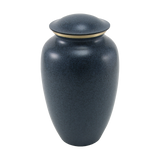 Classic Granite Blue Gold Accent Ring Adult Cremation Urn