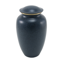 Classic Granite Blue Gold Accent Ring Adult Cremation Urn