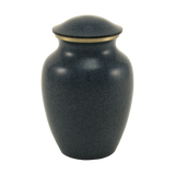 Classic Granite Blue Gold Accent Ring Medium Cremation Urn