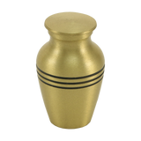 Classic Bronze Three Band Keepsake Urn