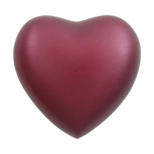 Magenta Aluminum Heart Keepsake Urn