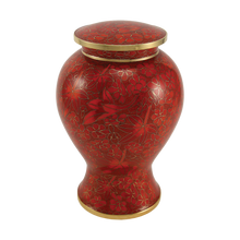 Autumn Leaves Cloisonné Adult Cremation Urn