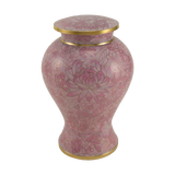 Rose Cloisonné Adult Cremation Urn