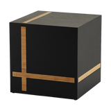 Ebony and Bamboo Contemporary Extra Large Cremation Urn