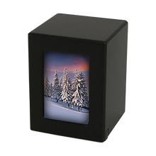Black Photo Frame Medium Pet Cremation Urn