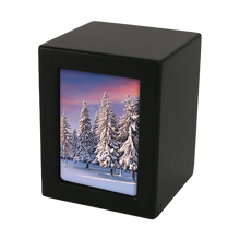 Black Photo Frame Large Pet Cremation Urn