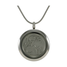 Stainless Steel Pewter Love My Dog Cremation Pendant
